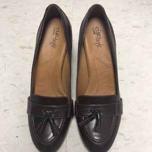 Brown Loafer Heels